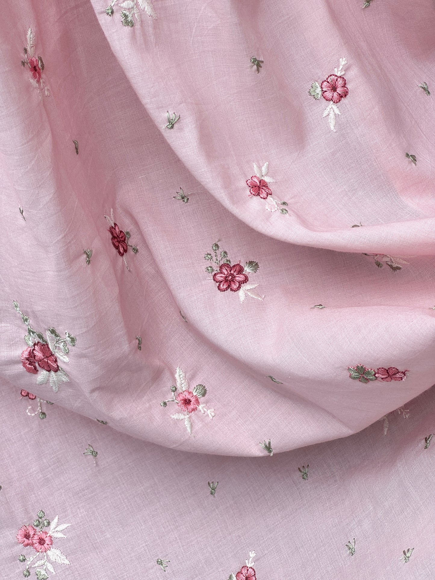 Embroidered Cotton Fabric
