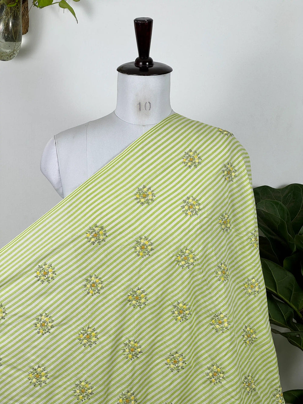 Embroidered Handloom Fabric