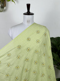 Embroidered Handloom Fabric