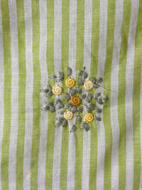 Embroidered Handloom Fabric