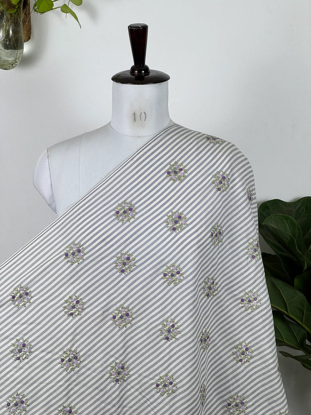 Embroidered Handloom Fabric
