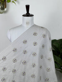 Embroidered Handloom Fabric
