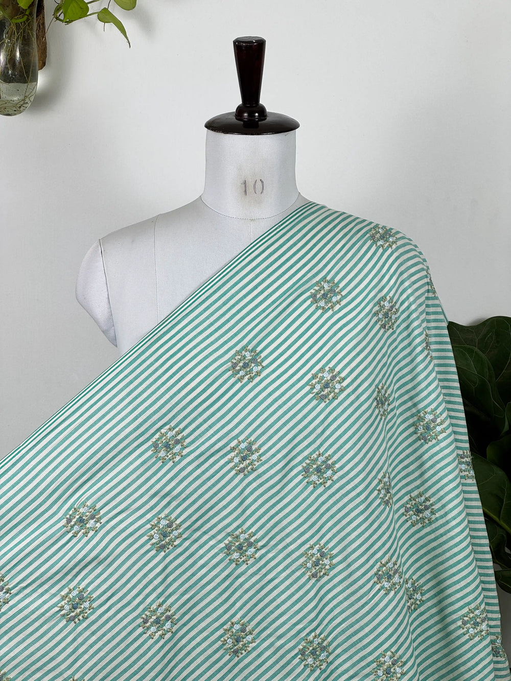 Embroidered Handloom Fabric
