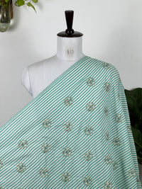 Embroidered Handloom Fabric