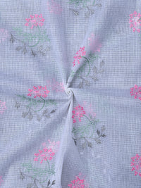 Embroidered Kota Fabric