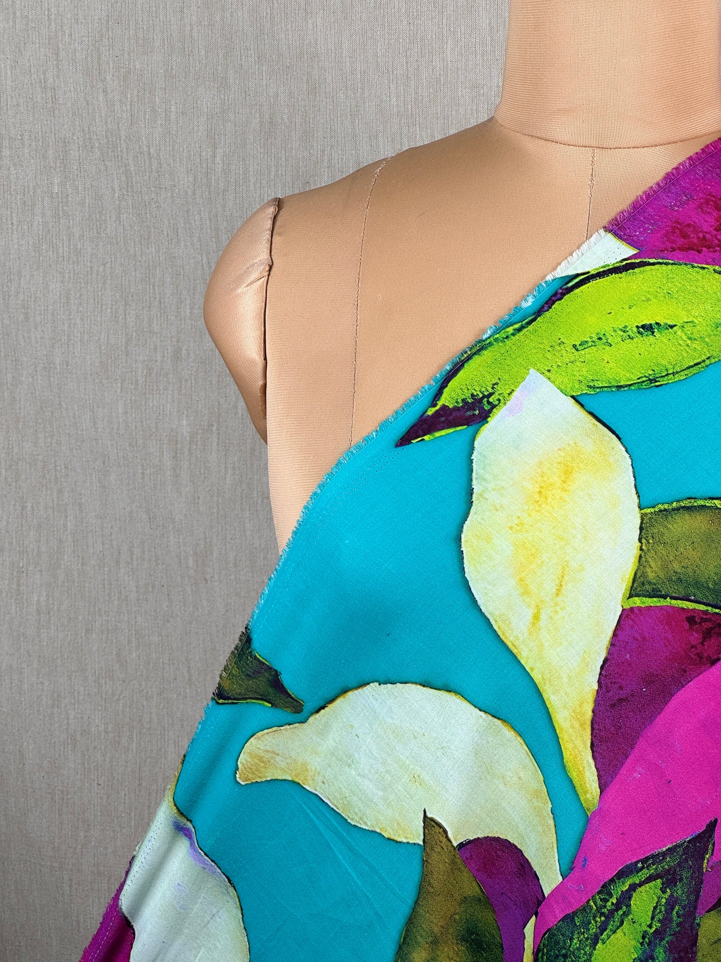 Digital Printed Mulmul Cotton  Fabric