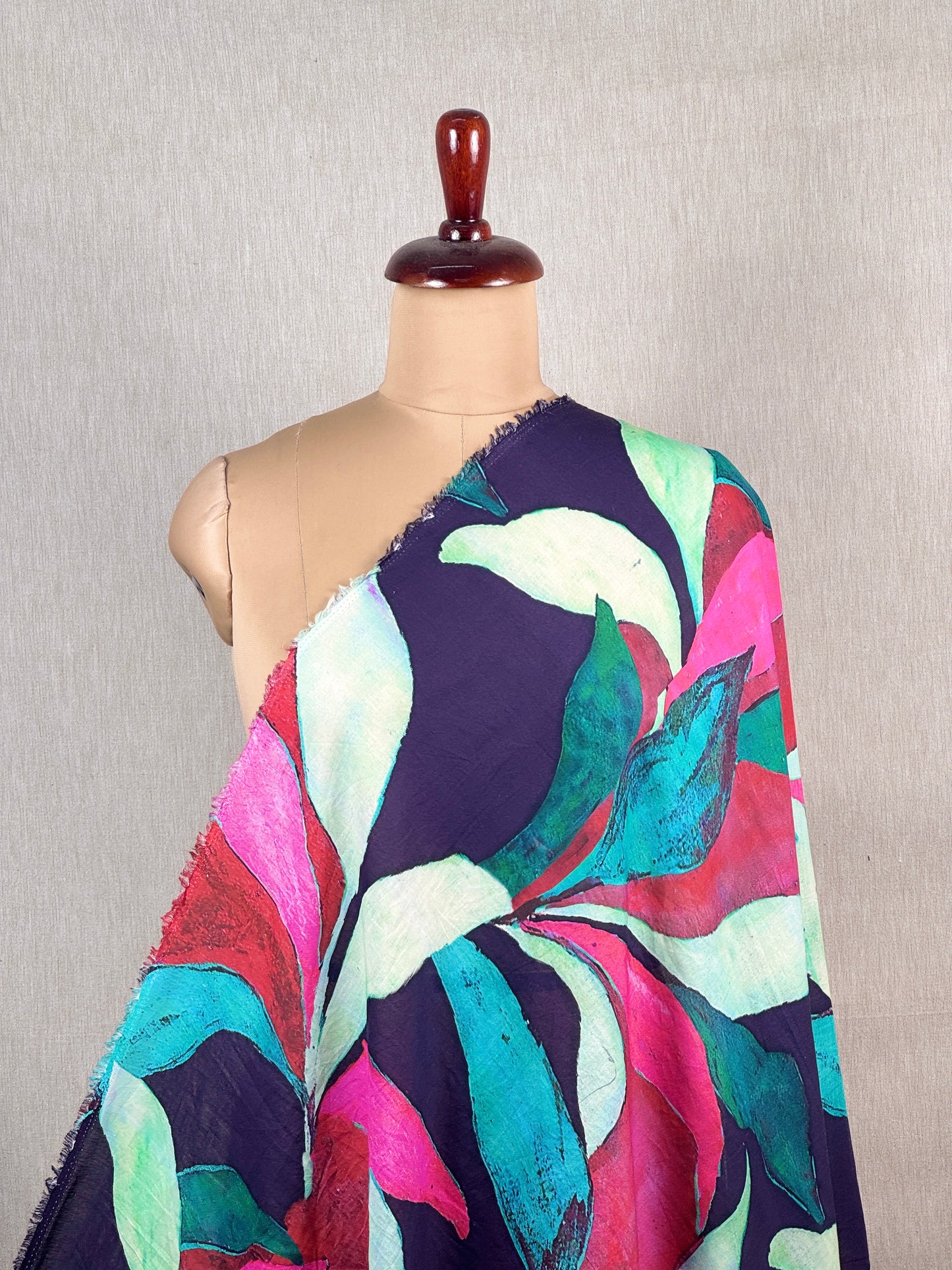 Digital Printed Mulmul Cotton  Fabric