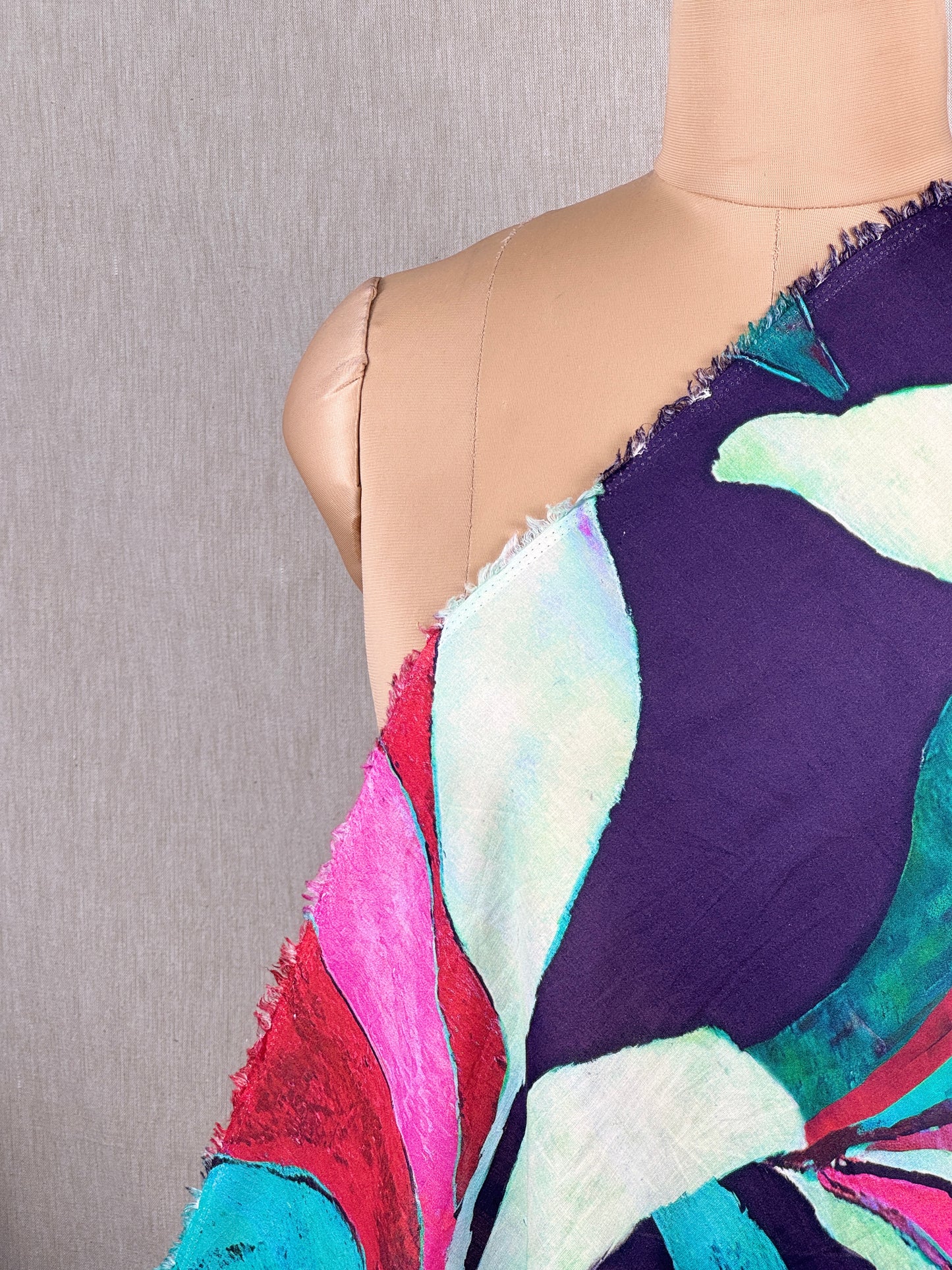 Digital Printed Mulmul Cotton  Fabric