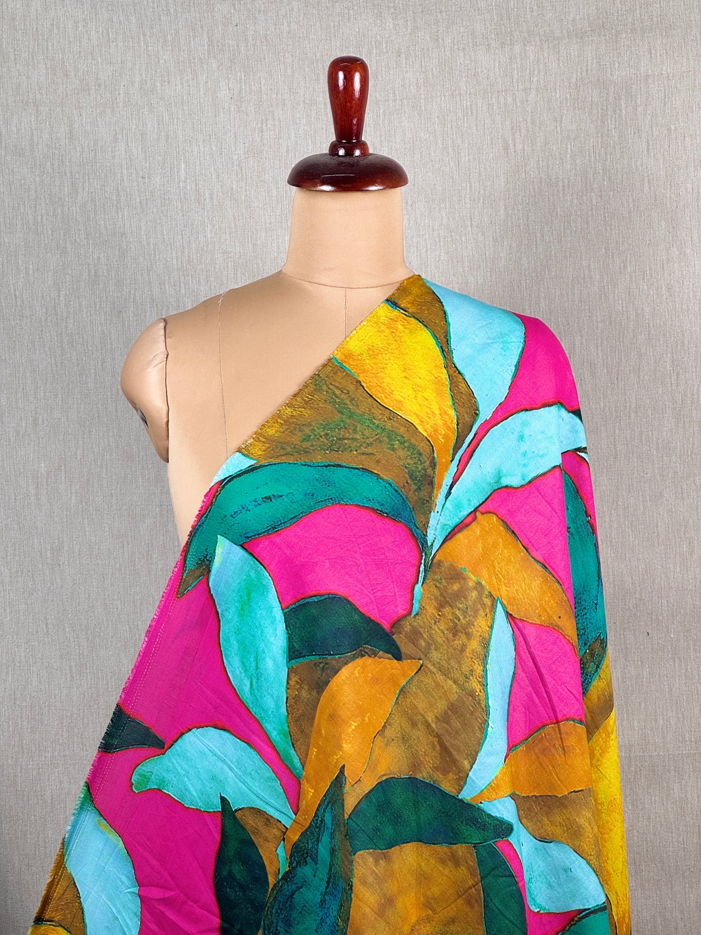 Digital Printed Mulmul Cotton  Fabric