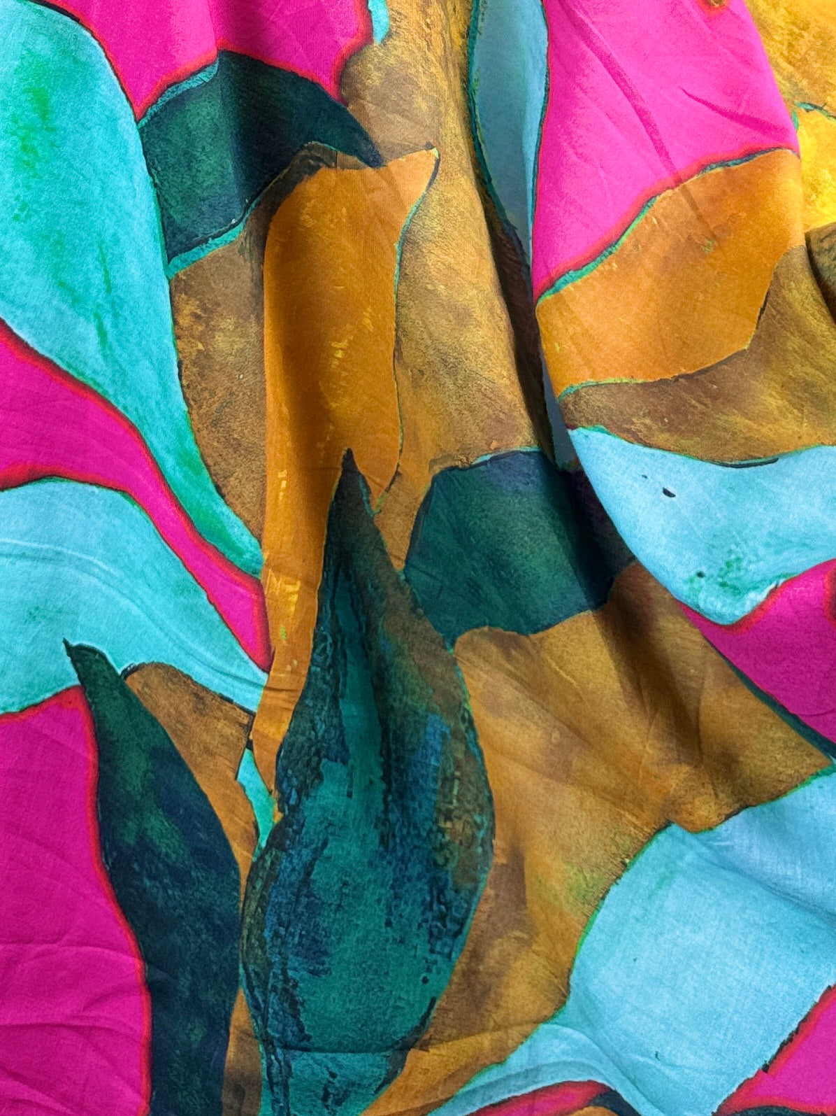 Digital Printed Mulmul Cotton  Fabric