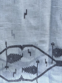 Jamdani Bengal Handloom Cotton Fabric