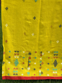 Jamdani Bengal Handloom Cotton Fabric