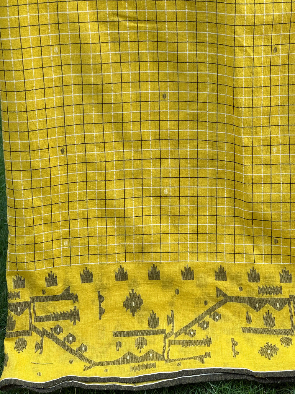 Jamdani Bengal Handloom Cotton Fabric