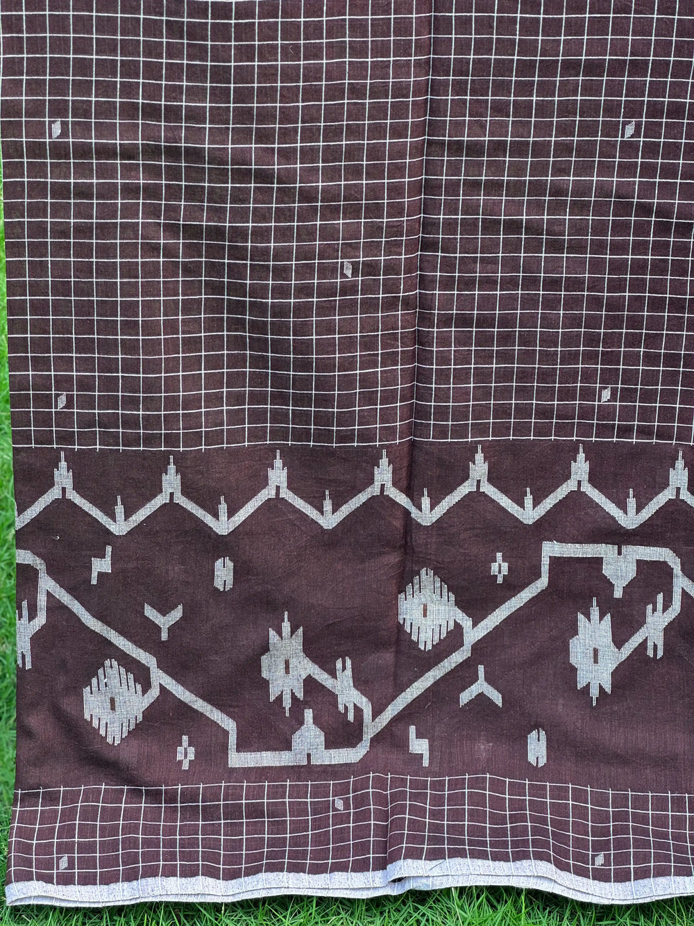 Jamdani Bengal Handloom Cotton Fabric