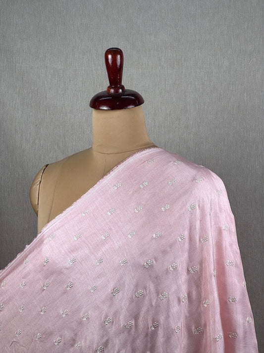 Embroidered Uppada Silk Fabric