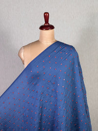 Mirror Embroidered 40 gm Banarasi Chanderi Fabric