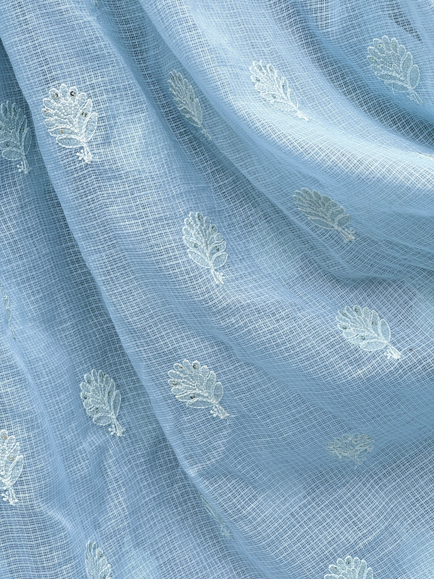 Embroidered Kota Fabrics