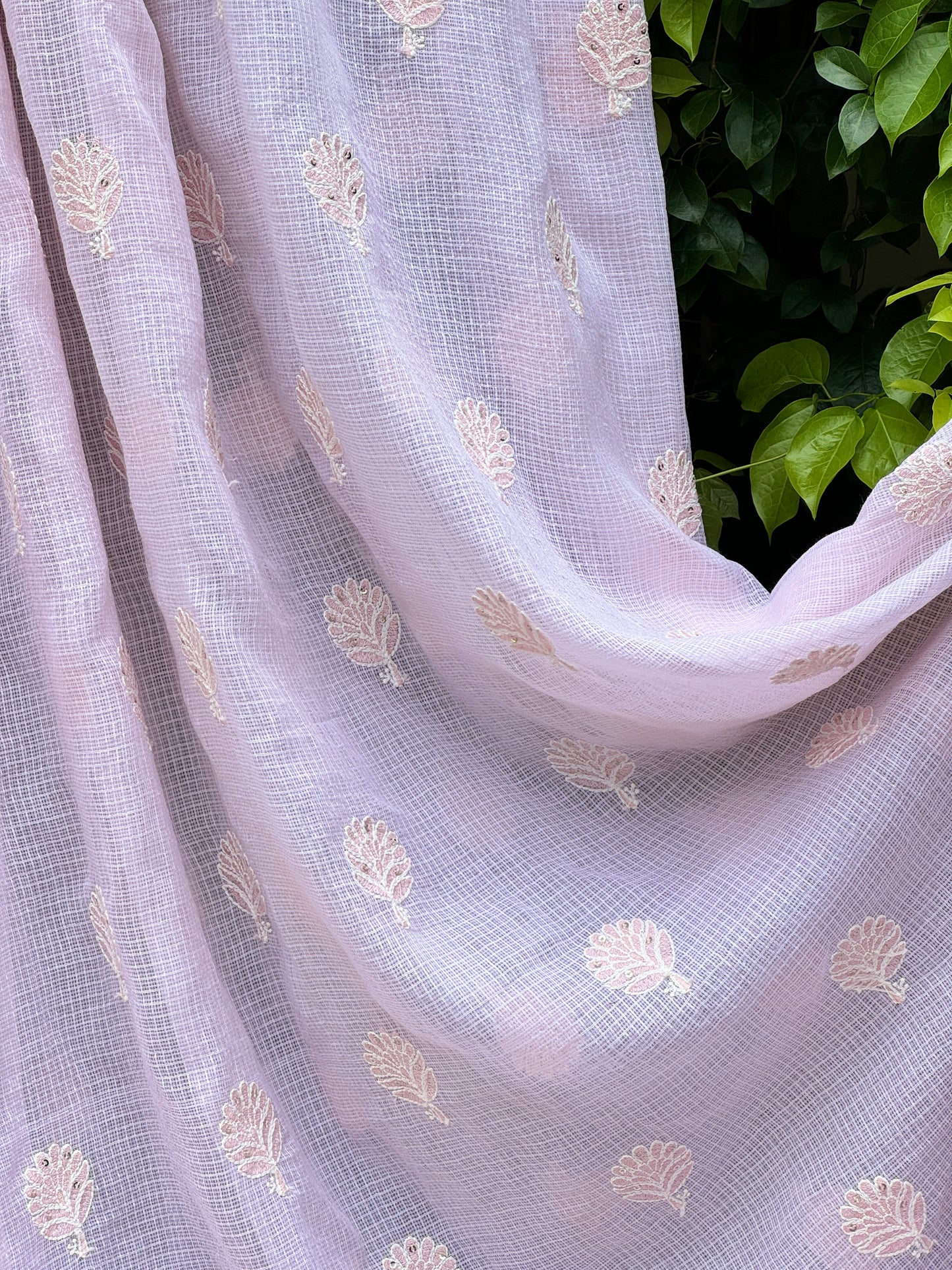 Embroidered Kota Fabrics