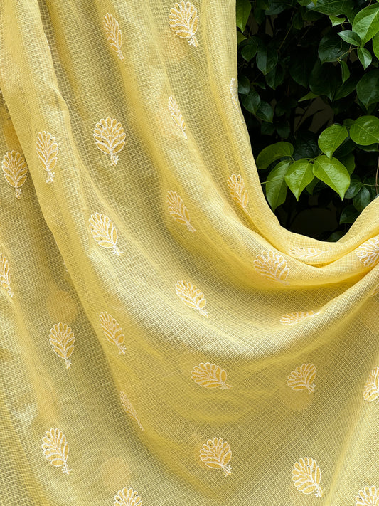 Embroidered Kota Fabrics