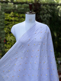 Embroidered  40 Lee Gauze Linen Fabric