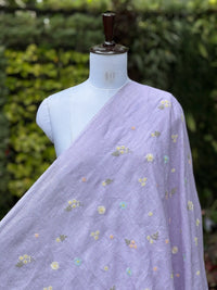 Embroidered  40 Lee Gauze Linen Fabric