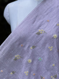 Embroidered  40 Lee Gauze Linen Fabric