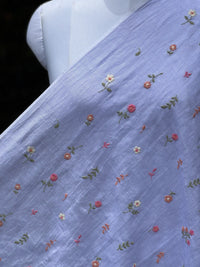 Embroidered  40 Lee Gauze Linen Fabric