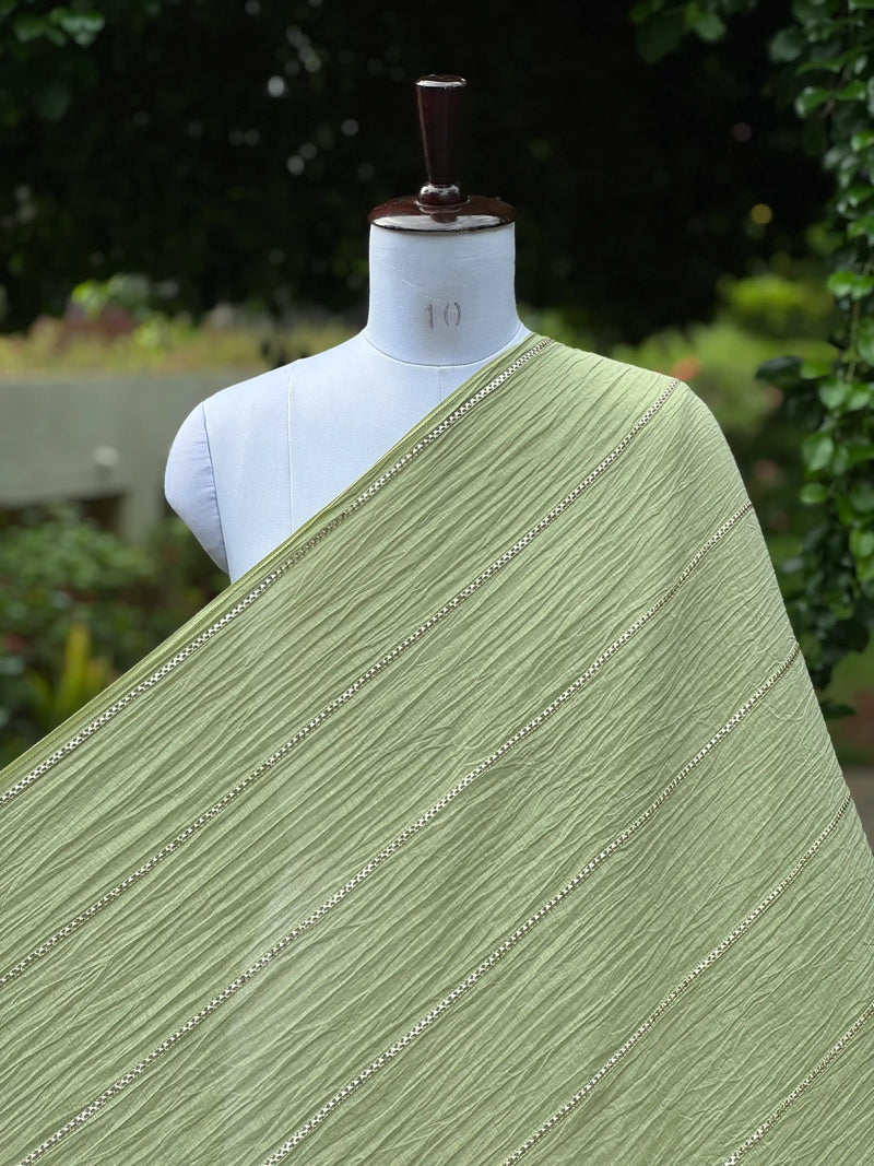 Gota Zari Banarasi Chanderi Fabrics