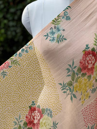 Digital Printed Mul Chanderi Fabric
