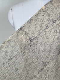 Block-Printed 40gm Banarasi Chanderi Fabric