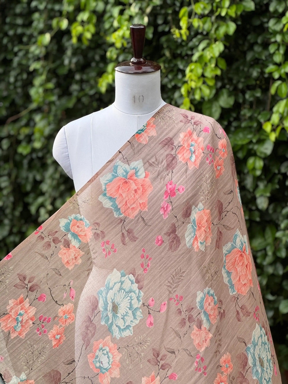 Digital Printed Mul Chanderi Fabric