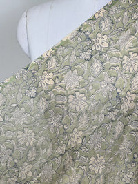 Block-Printed 40gm Banarasi Chanderi Fabric