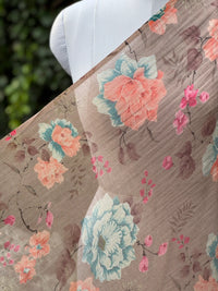 Digital Printed Mul Chanderi Fabric