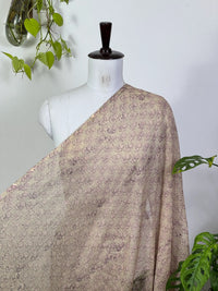 Block-Printed 40gm Banarasi Chanderi Fabric