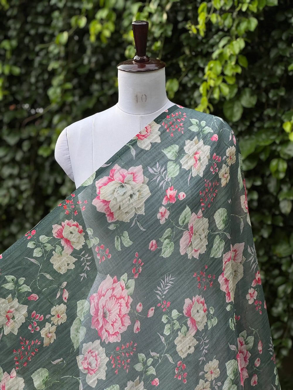 Digital Printed Mul Chanderi Fabric