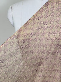 Block-Printed 40gm Banarasi Chanderi Fabric