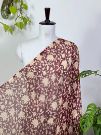 Block-Printed 40gm Banarasi Chanderi Fabric