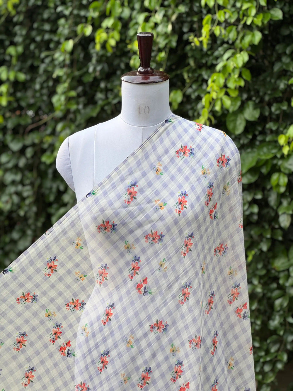 Digital Printed Mul Chanderi Fabric