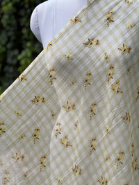 Digital Printed Mul Chanderi Fabric