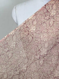 Block-Printed 40gm Banarasi Chanderi Fabric