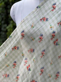 Digital Printed Mul Chanderi Fabric