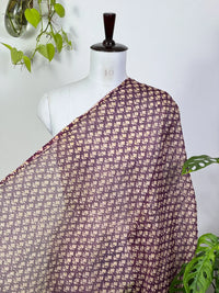 Block-Printed 40gm Banarasi Chanderi Fabric