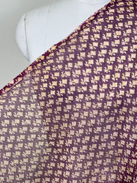 Block-Printed 40gm Banarasi Chanderi Fabric