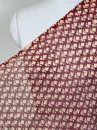 Block-Printed 40gm Banarasi Chanderi Fabric