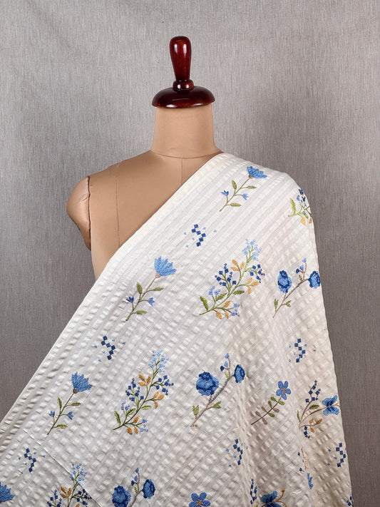 Embroidered Doby Cotton Fabrics