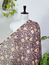 Block-Printed 40gm Banarasi Chanderi Fabric