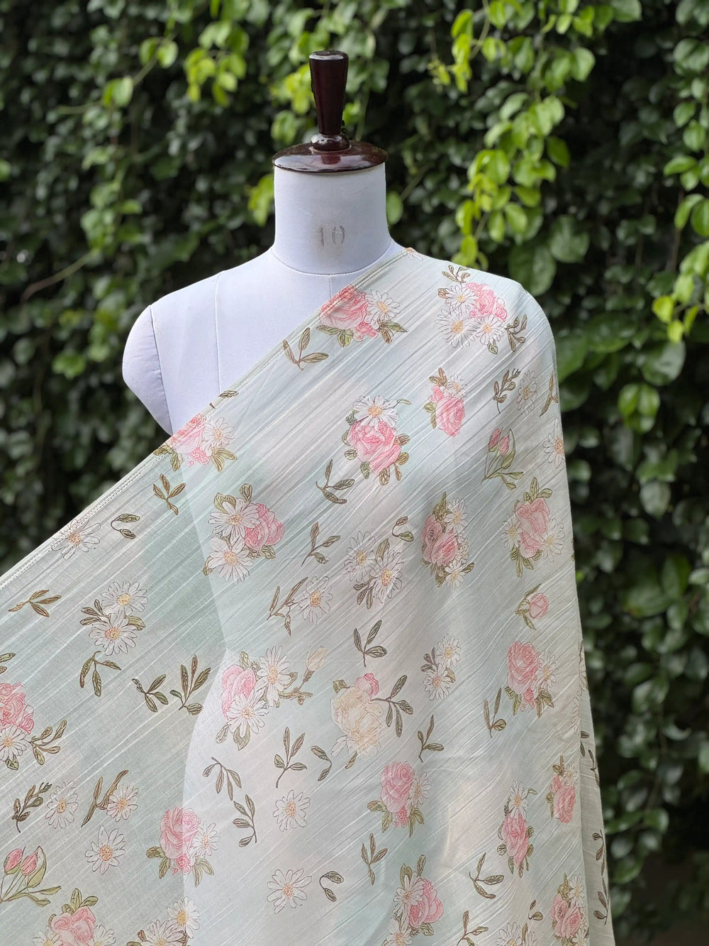 Digital Printed Mul Chanderi Fabric
