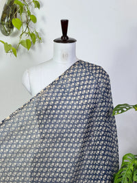 Block-Printed 40gm Banarasi Chanderi Fabric