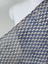 Block-Printed 40gm Banarasi Chanderi Fabric
