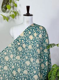 Block-Printed 40gm Banarasi Chanderi Fabric